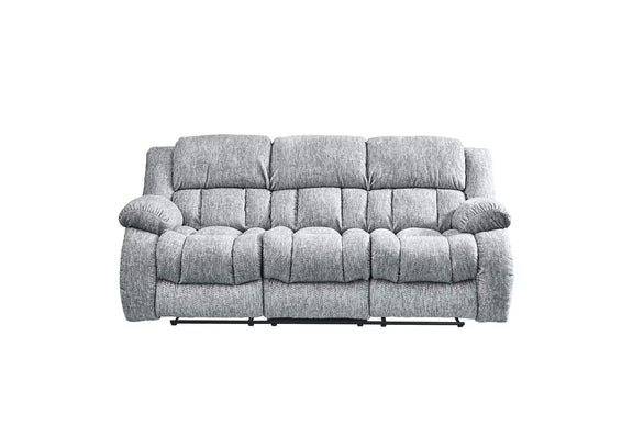 U250-GREY-RS U250 GREY RECLINING SOFA