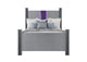 LOGAN-SILVER-QB_W_LED_&_SPEAKERS LOGAN SILVER QUEEN BED WITH LED AND SPEAKERS