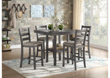 5659-36 Sharon 5 Piece Counter Height Set