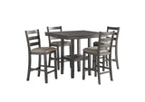 5659-36 Sharon 5 Piece Counter Height Set