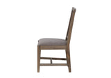 8FJ866 Autumn Solid Wood Upholstered Dining Chair In Flint Oak