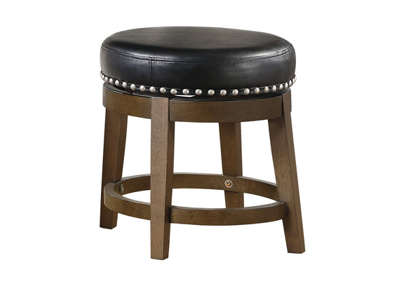 5681BLK-18 Westby Round Swivel Stool, Black