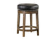 5681BLK-24 Westby Round Swivel Counter Height Stool, Black