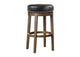 5681BLK-29 Westby Round Swivel Pub Height Stool, Black