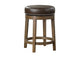 5681BRW-24 Westby Round Swivel Counter Height Stool, Brown