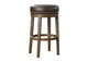 5681BRW-29 Westby Round Swivel Pub Height Stool, Brown