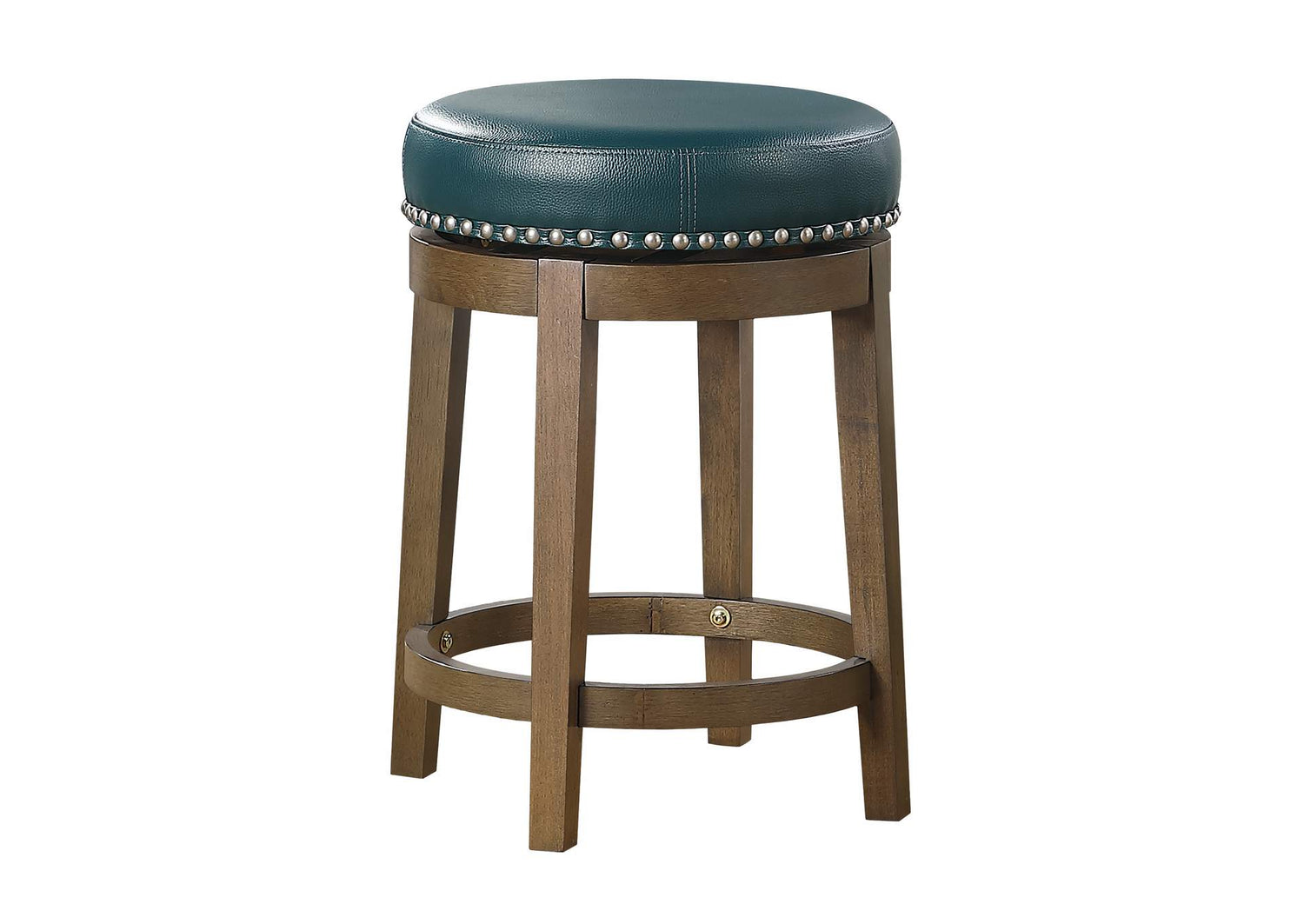 5681GEN-24 Westby Round Swivel Counter Height Stool, Green