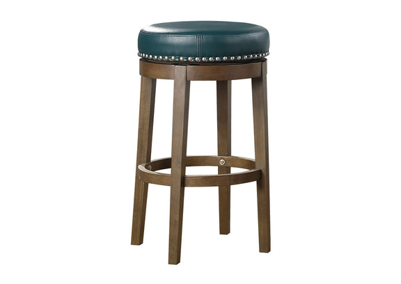 5681GEN-29 Westby Round Swivel Pub Height Stool, Green