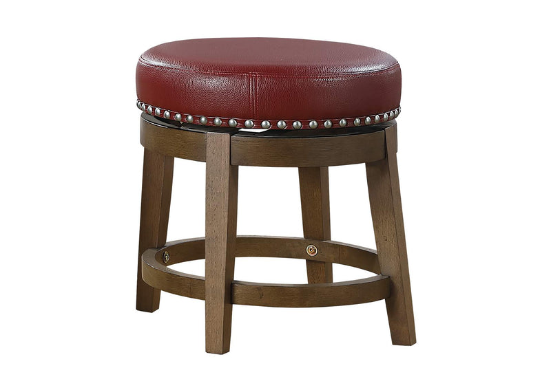 5681RED-18 Westby Round Swivel Stool, Red
