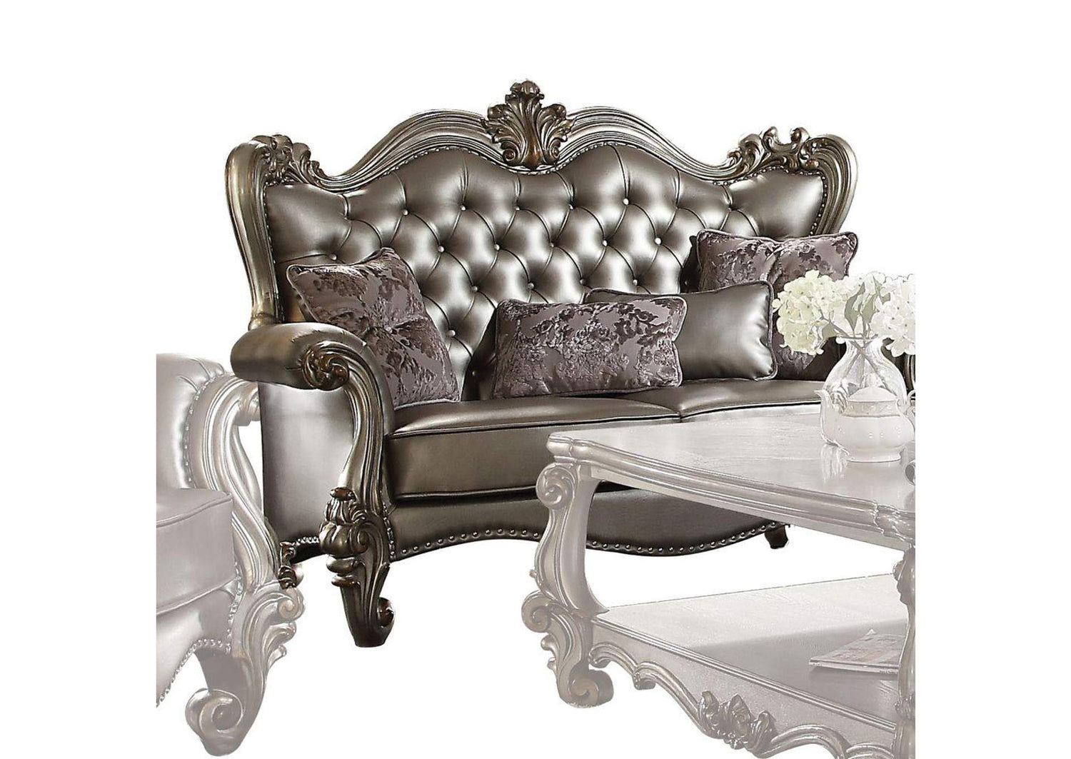 56821 Versailles Loveseat with 4 Pillows