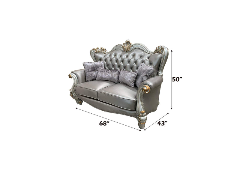56821 Versailles Loveseat with 4 Pillows