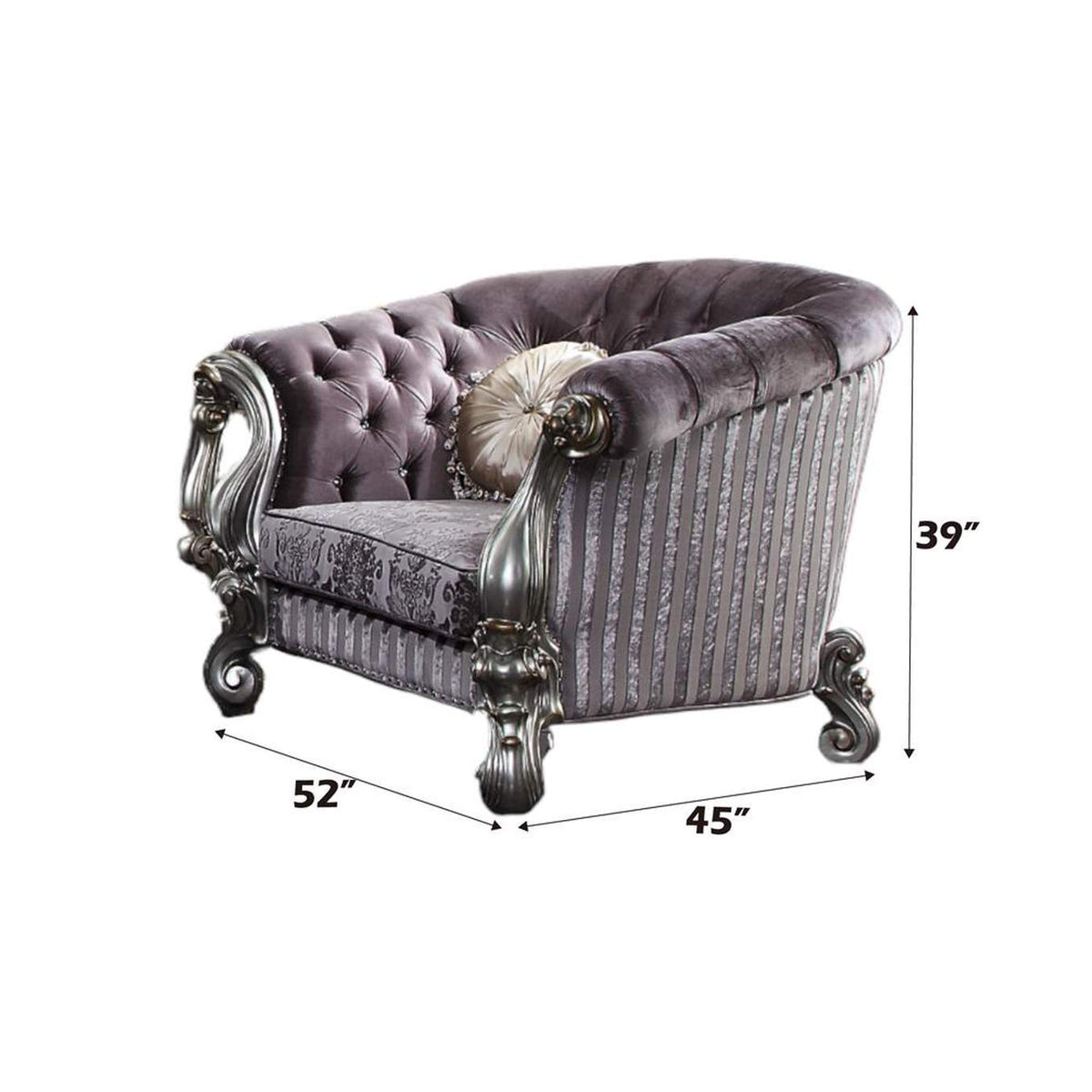 56827 Versailles Chair with 2 Pillows