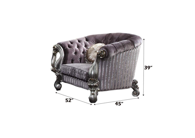 56827 Versailles Chair with 2 Pillows
