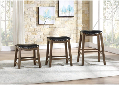 5682BLK-18 Ordway 18 Dining Stool, Black