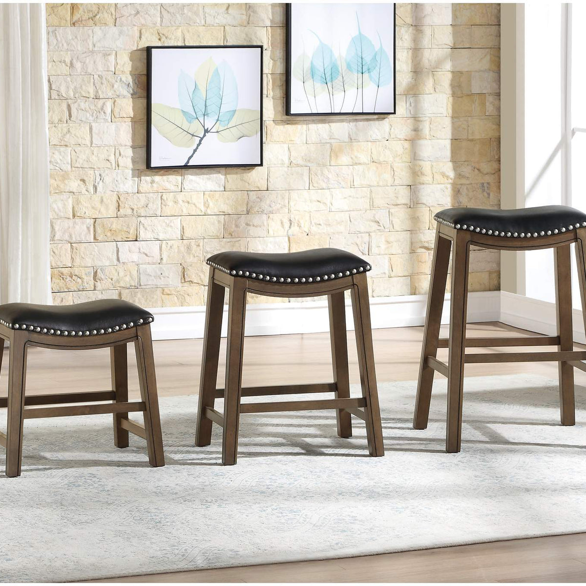 5682BLK-24 Ordway 24 Counter Height Stool, Black