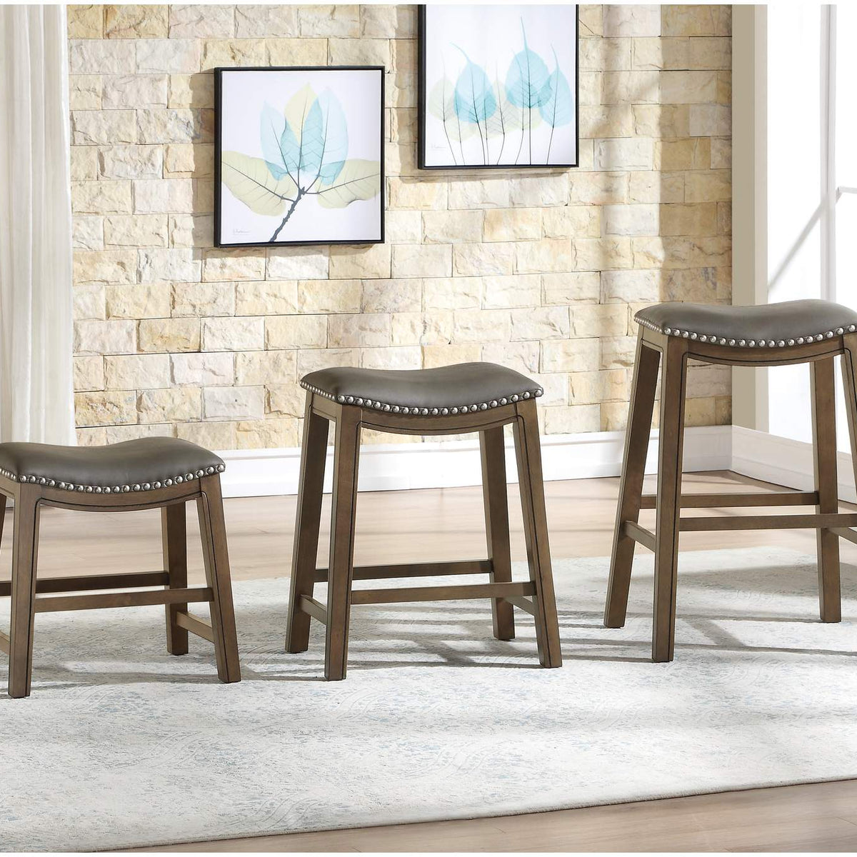 5682GRY-24 Ordway 24 Counter Height Stool, Gray