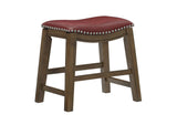 5682RED-18 Ordway 18 Dining Stool, Red