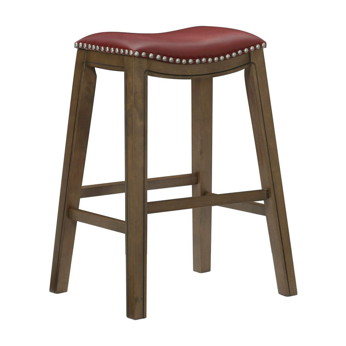 5682RED-29 Ordway 29 Pub Height Stool, Red