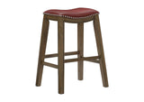5682RED-29 Ordway 29 Pub Height Stool, Red
