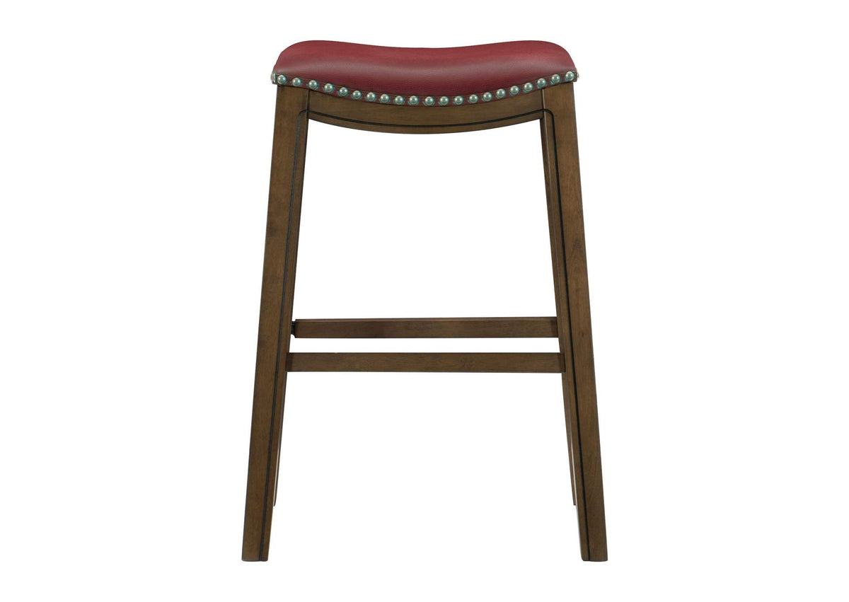 5682RED-29 Ordway 29 Pub Height Stool, Red