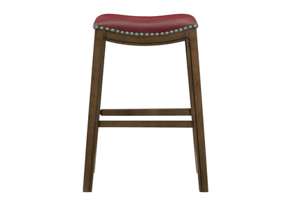 5682RED-29 Ordway 29 Pub Height Stool, Red