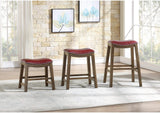 5682RED-18 Ordway 18 Dining Stool, Red