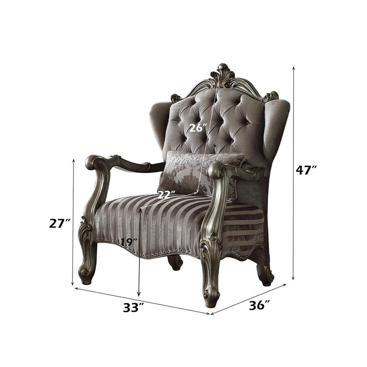 56847 Versailles Chair with Pillow