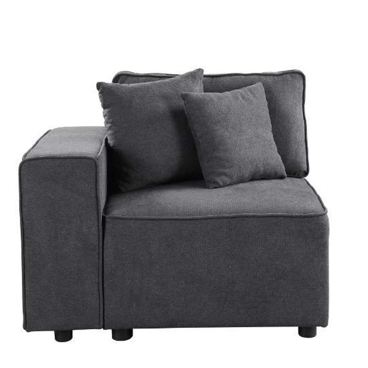 56871 Silvester Modular - Left Facing Chair with 2 Pillows