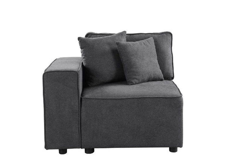 56871 Silvester Modular - Left Facing Chair with 2 Pillows