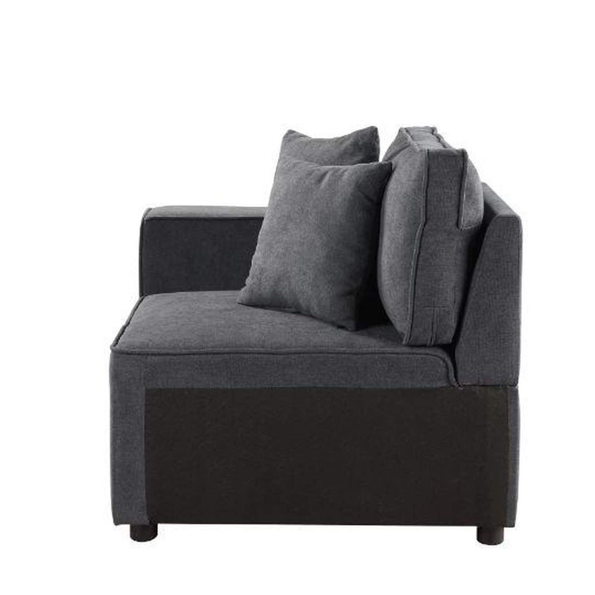 56871 Silvester Modular - Left Facing Chair with 2 Pillows