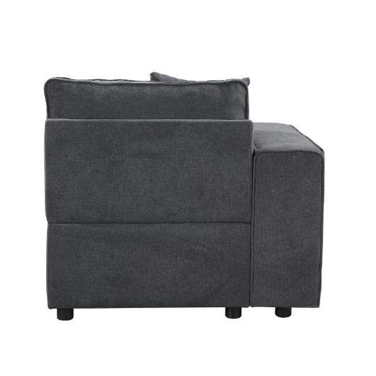 56871 Silvester Modular - Left Facing Chair with 2 Pillows
