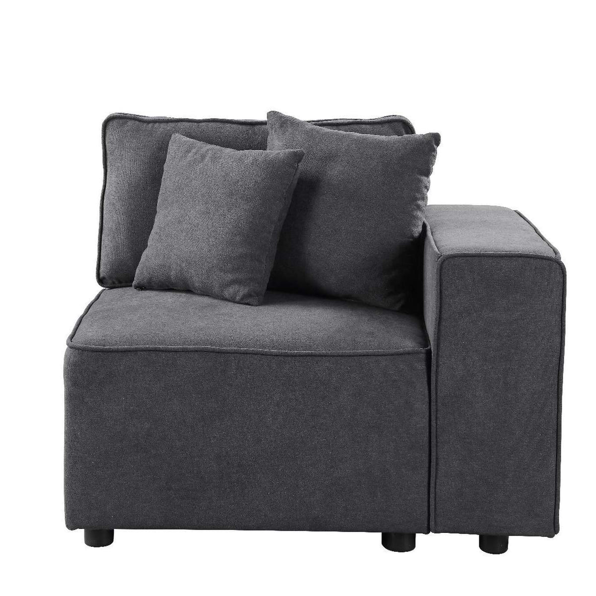 56872 Silvester Modular - Right Facing Chair with 2 Pillows