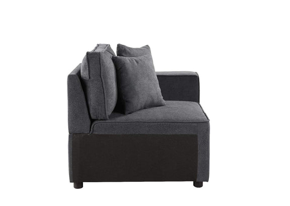 56872 Silvester Modular - Right Facing Chair with 2 Pillows