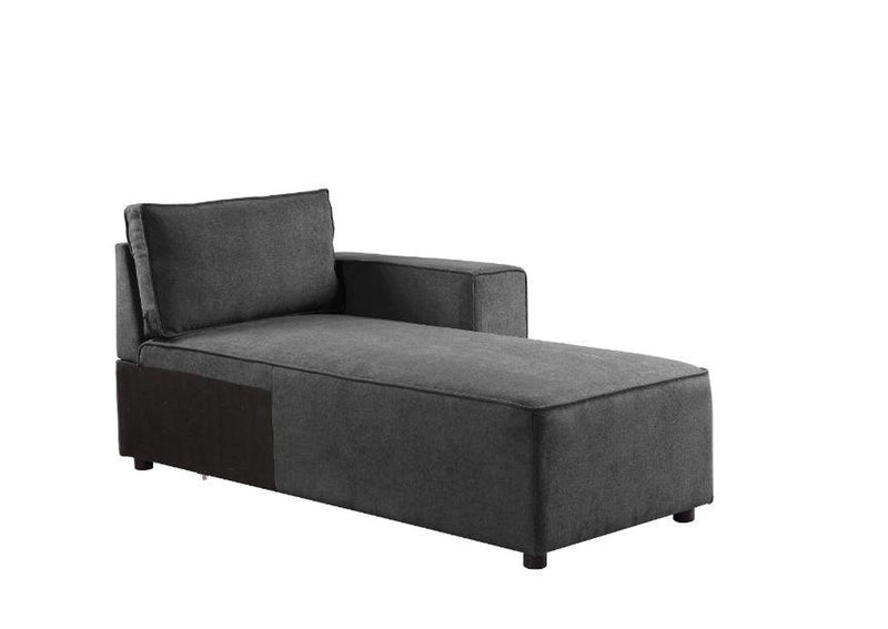 56875 Silvester Modular - Chaise with 2 Pillows