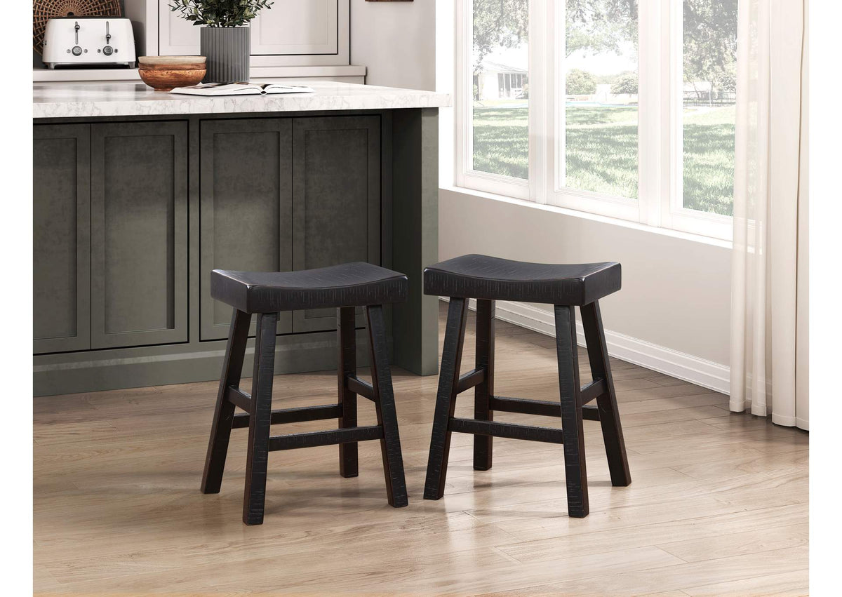 5687BLK-24 Caspian Counter Height Stool