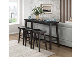 5687BLK-29 Caspian Pub Height Stool