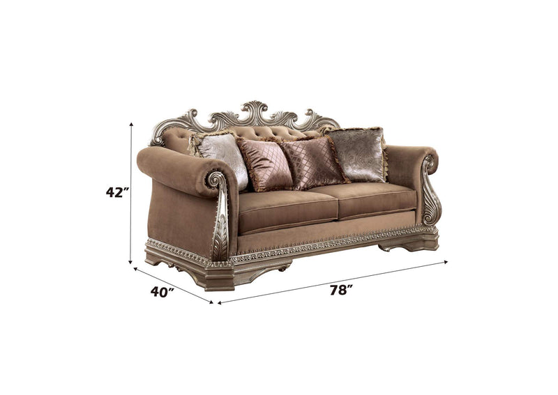 56931 Northville Loveseat with 4 Pillows