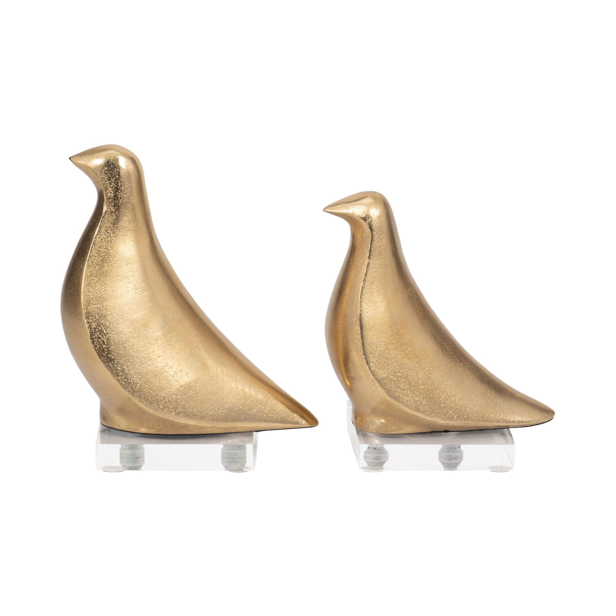 7" / 8" Lissa Birds (Set of 2) - Gold