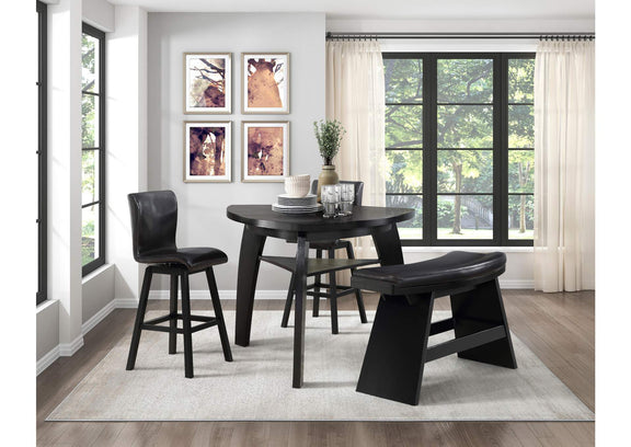 5708-29DB Hillshaw Swivel Pub Height Chair