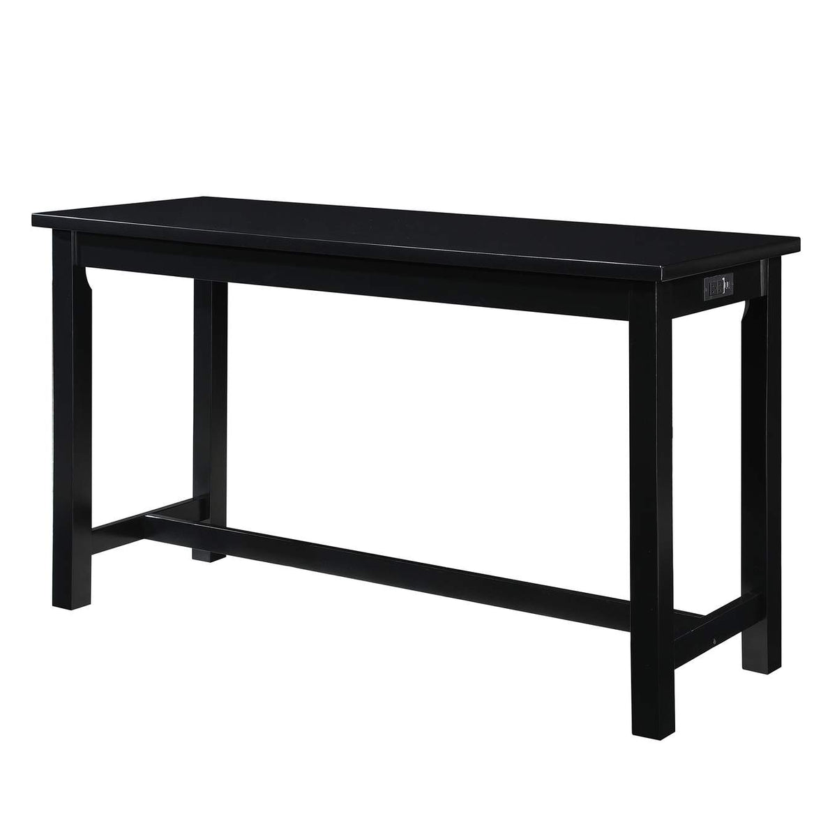 5713BK Connected 4 Piece Counter Height Set