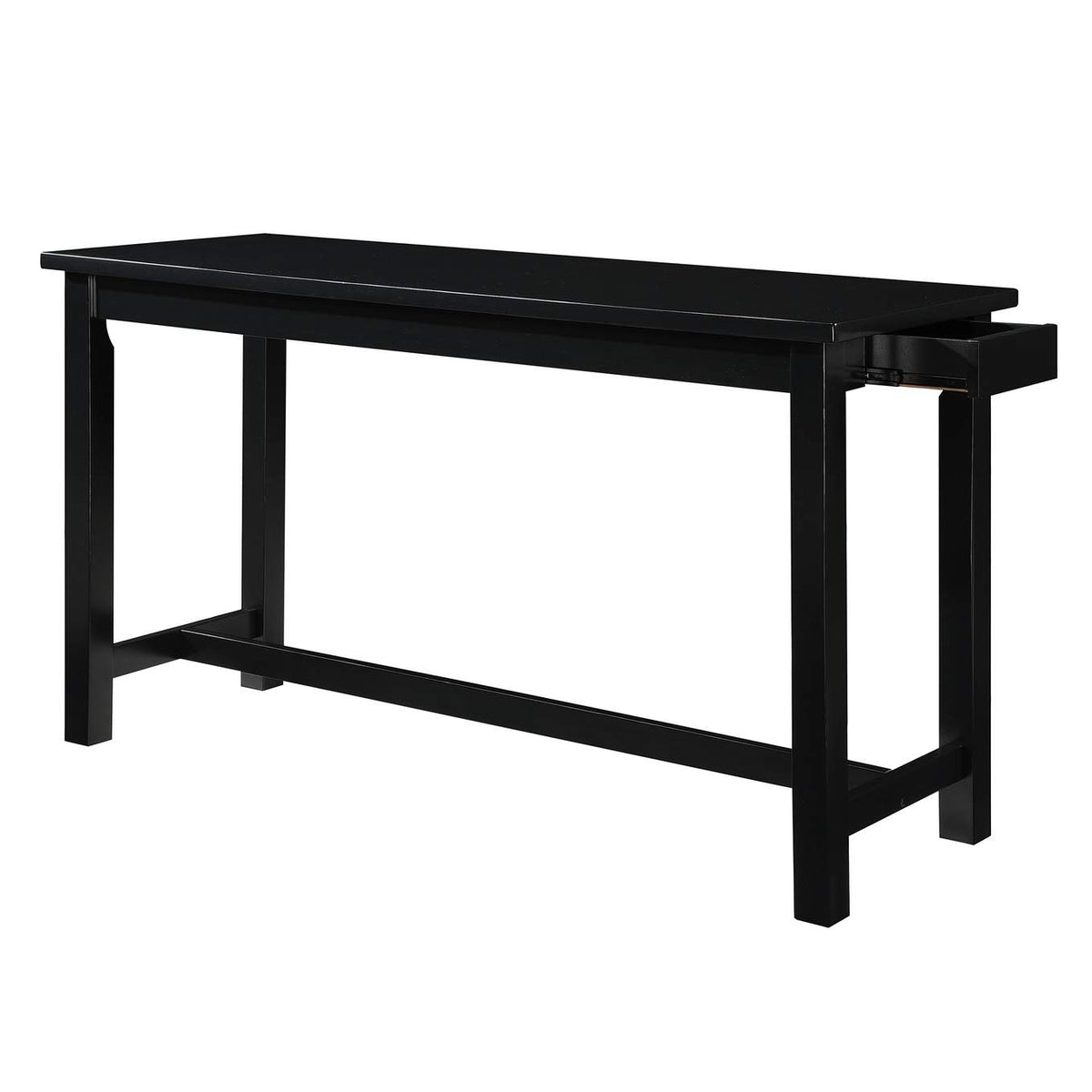 5713BK Connected 4 Piece Counter Height Set