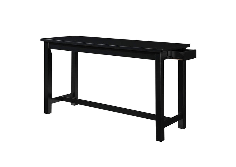 5713BK Connected 4 Piece Counter Height Set