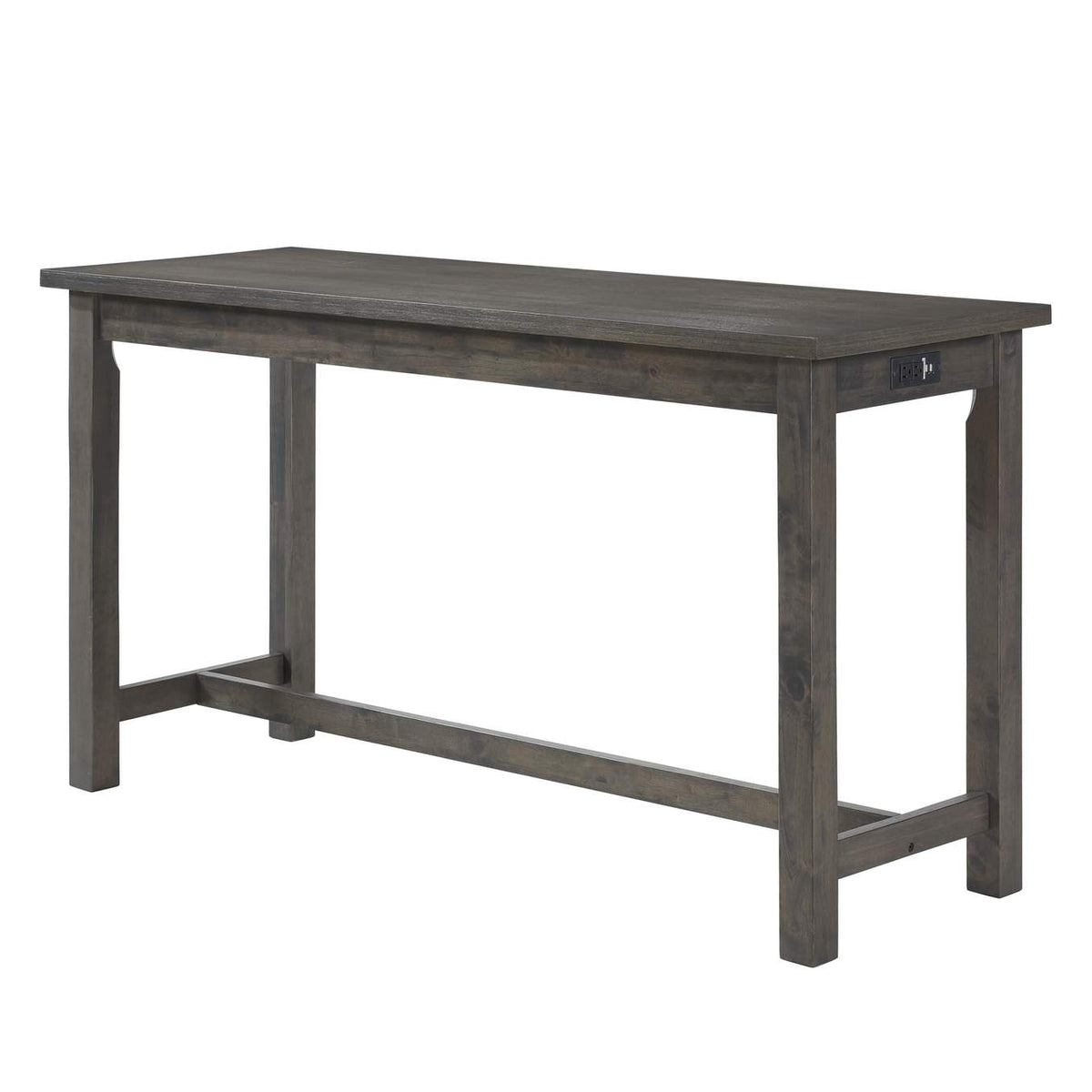 5713GY Connected 4 Piece Counter Height Set