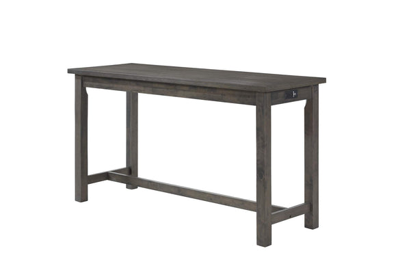 5713GY Connected 4 Piece Counter Height Set