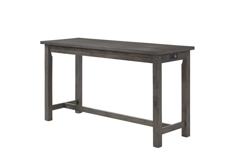 5713GY Connected 4 Piece Counter Height Set
