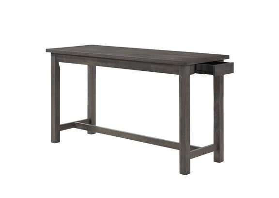 5713GY Connected 4 Piece Counter Height Set