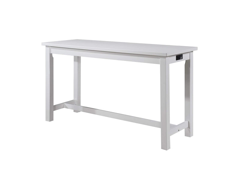 5713WT Connected 4 Piece Counter Height Set