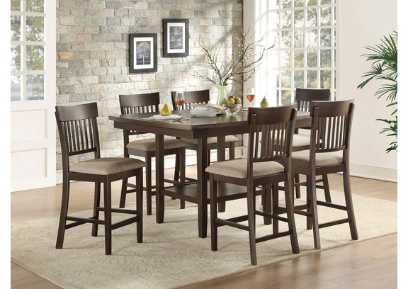 5716-36 Balin Counter Height Table with Lazy Susan