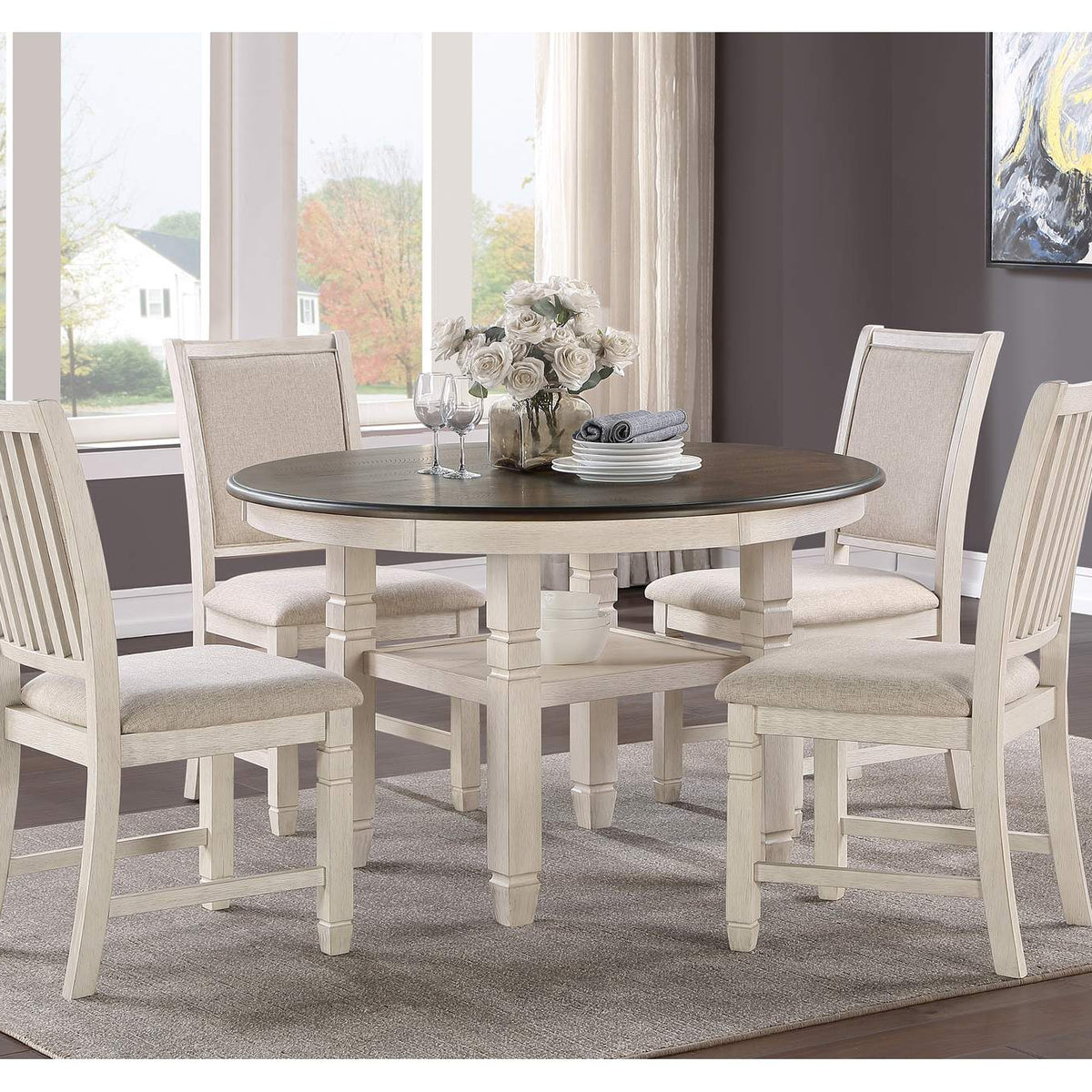 5800WH-48RD Asher Dining Table