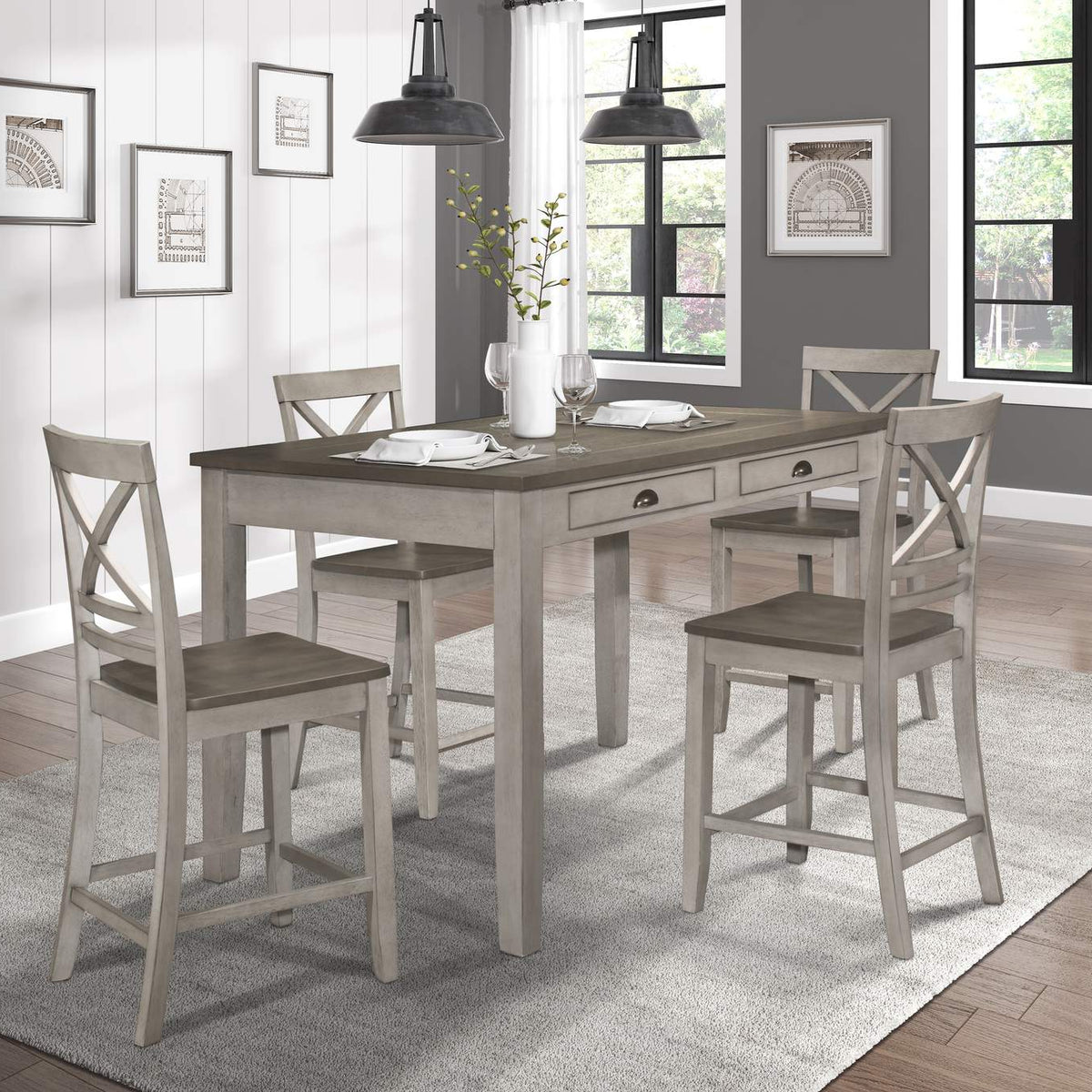 5803RF-24 Brightleaf Counter Height Chair